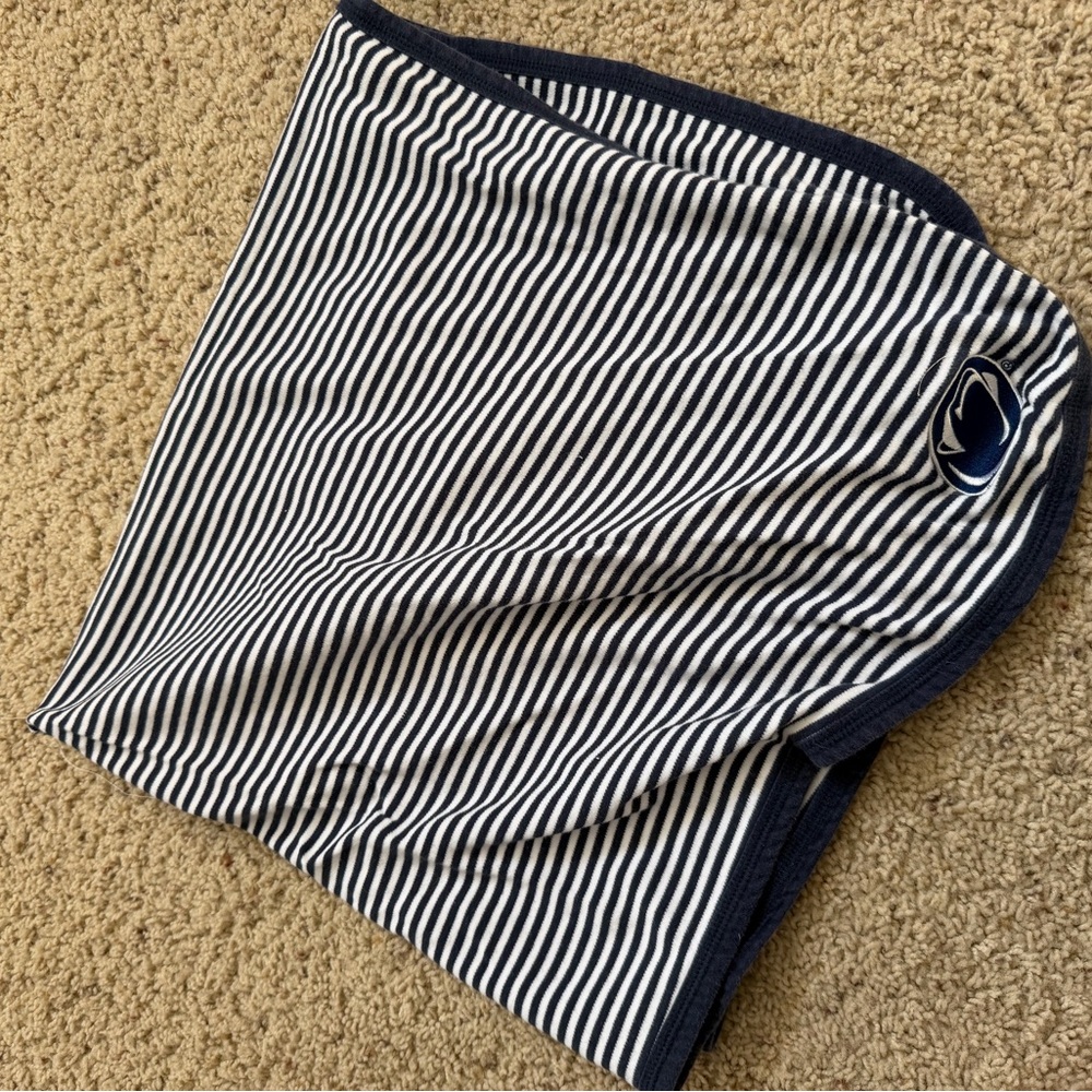 Penn state PSU baby blanket